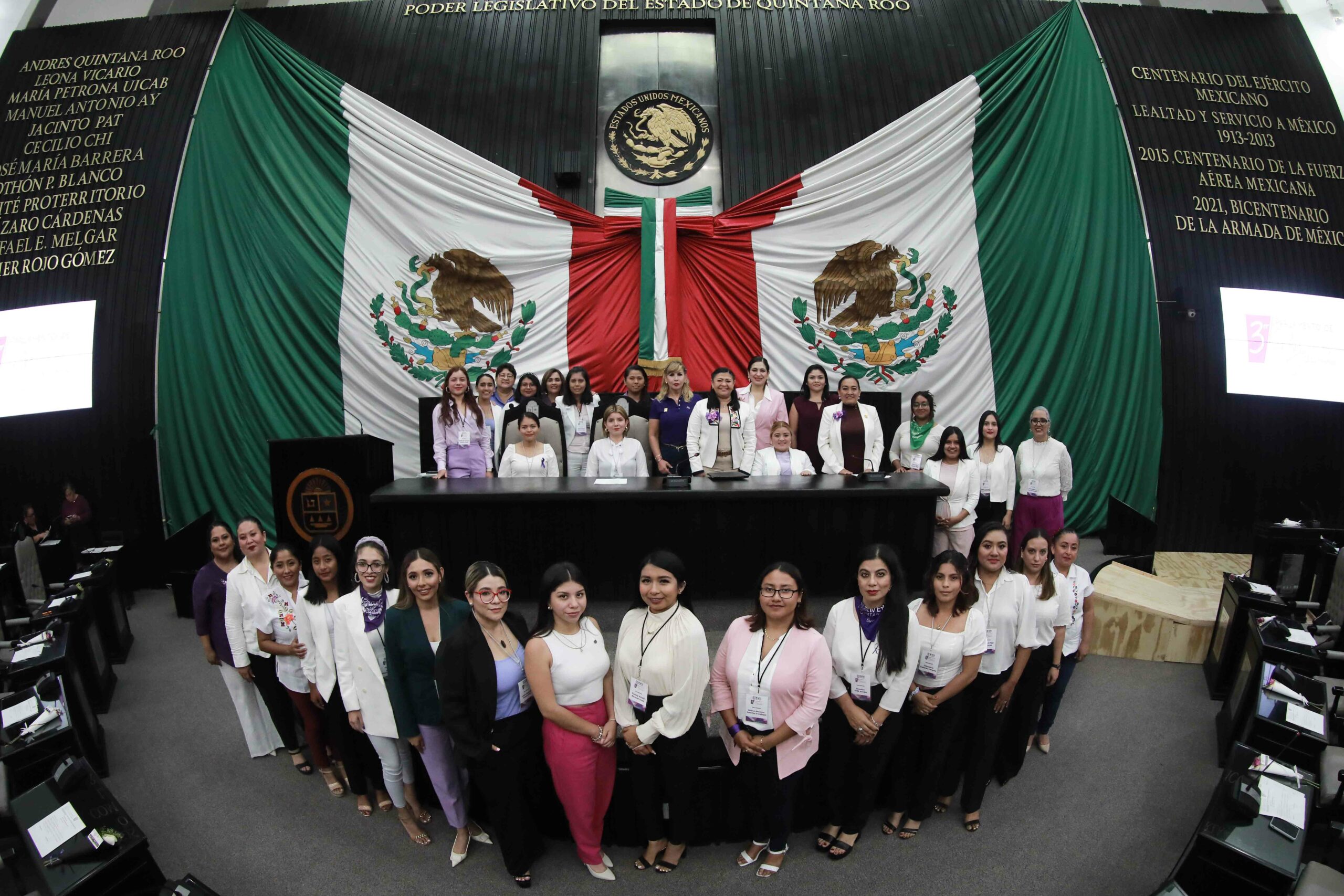 Instalan En El Congreso El Tercer Parlamento De Mujeres De Quintana Roo