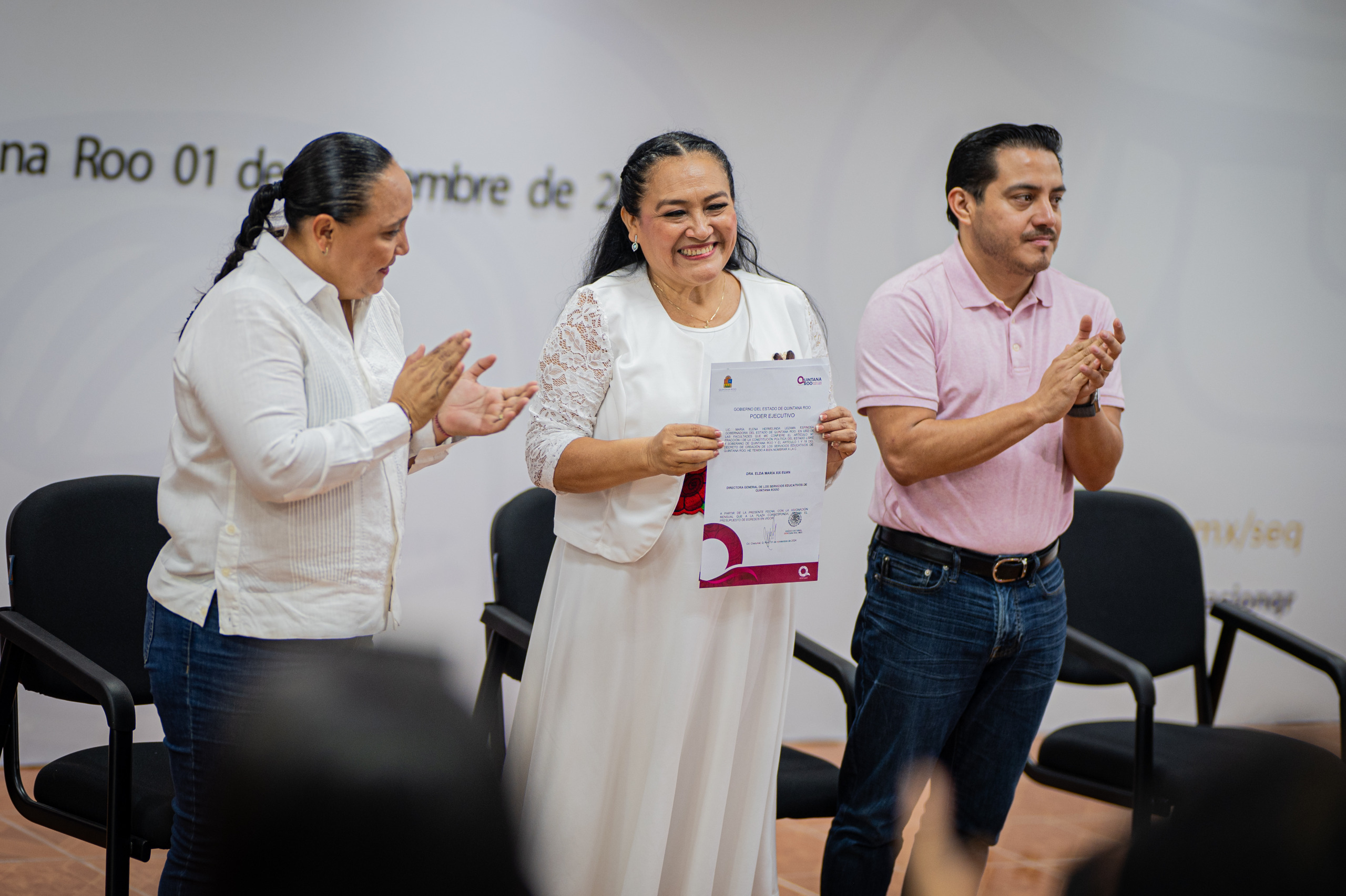 Asume Elda Xix Euán la Secretaría de Educación de Quintana Roo